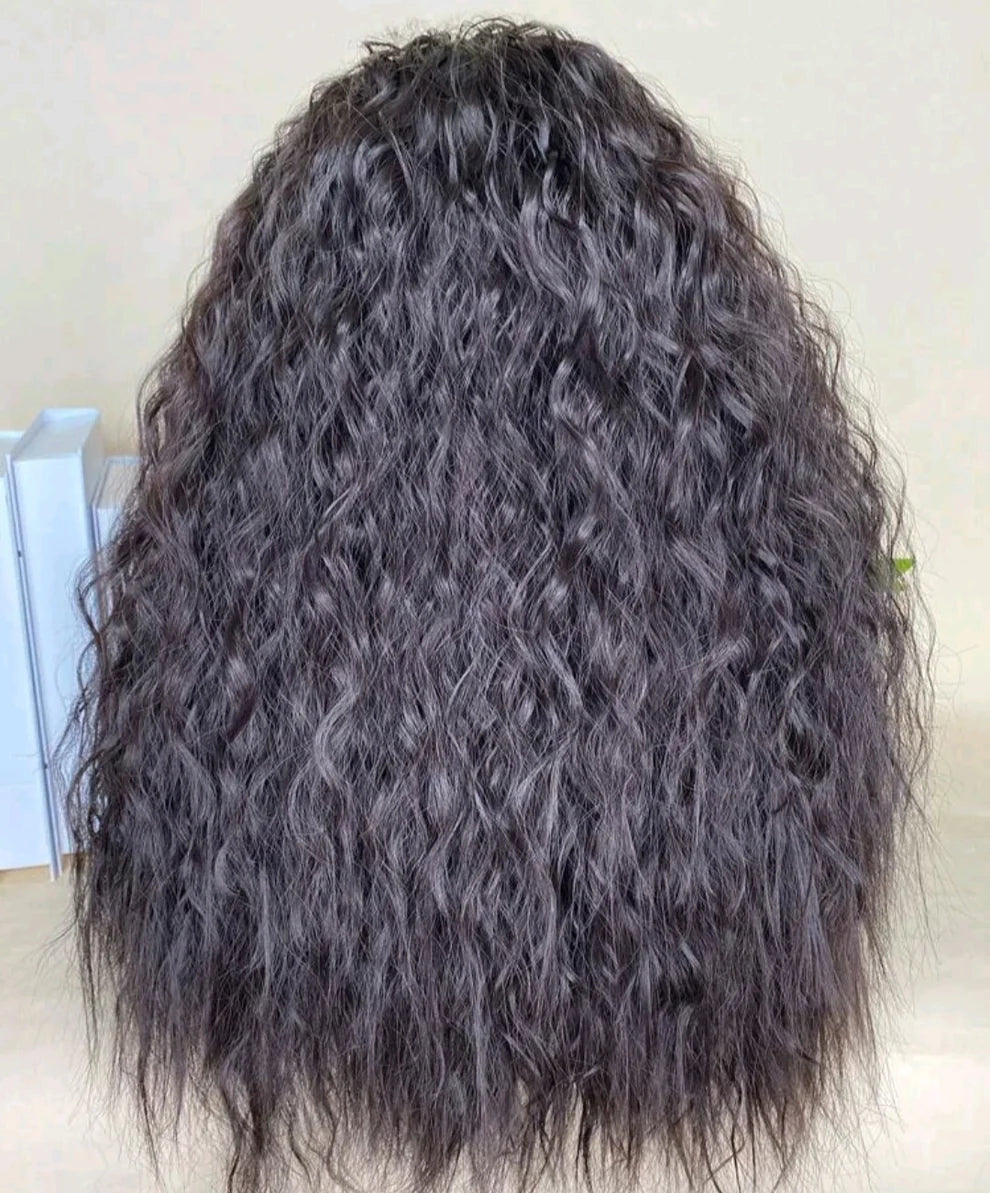 Water Wave Headband Wig (human blend)