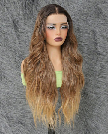 Pre-Plucked Long Wavy Hair Wig