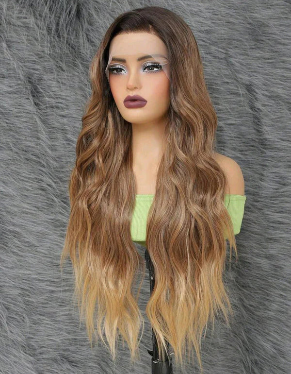 Pre-Plucked Long Wavy Hair Wig