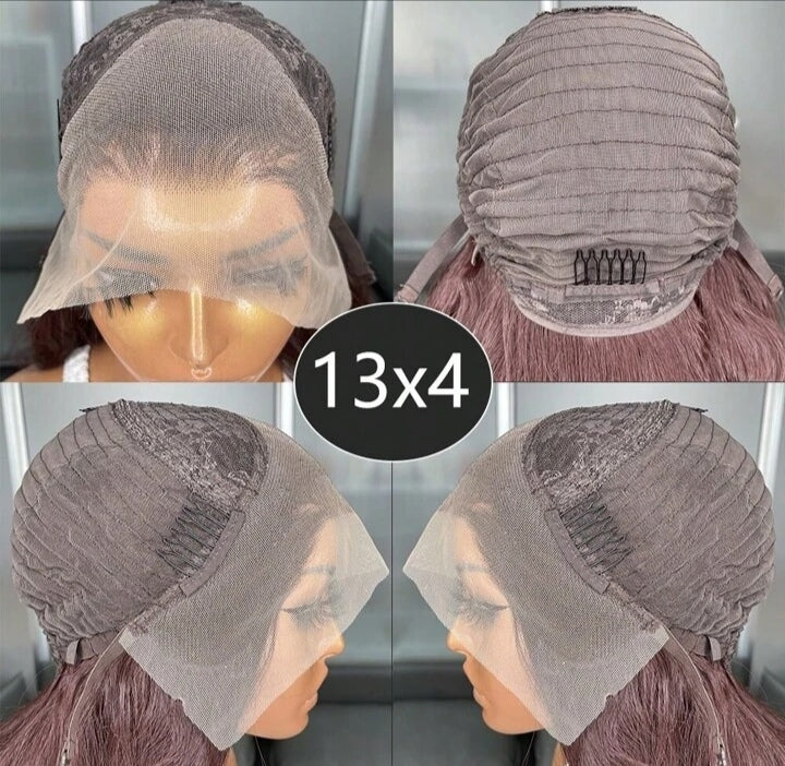 Long Body Wave Glueless Kanekalon Wig (human blend)